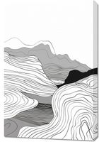 Obraz 60x90cm Geometryczne Wzniesienia