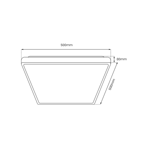 Plafon QUADRO BLACK 66W na Arena.pl
