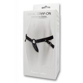 uprząż do strap on adrien lastic silikonowa pierścień 4 cm