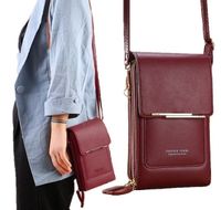 MINI TOREBKA PORTFEL KOPERTÓWKA NA TELEFON  PORTMONETKA BORDOWA