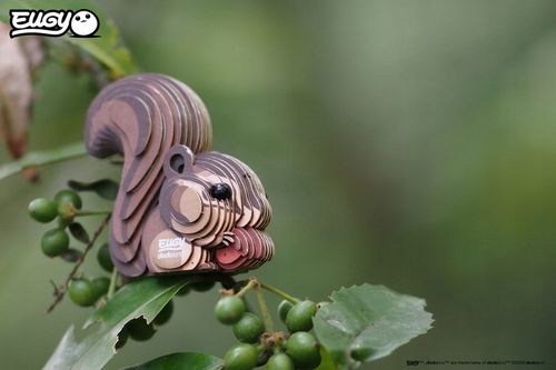 Wiewiórka Eugy. Eko Układanka Puzzle 3D na Arena.pl