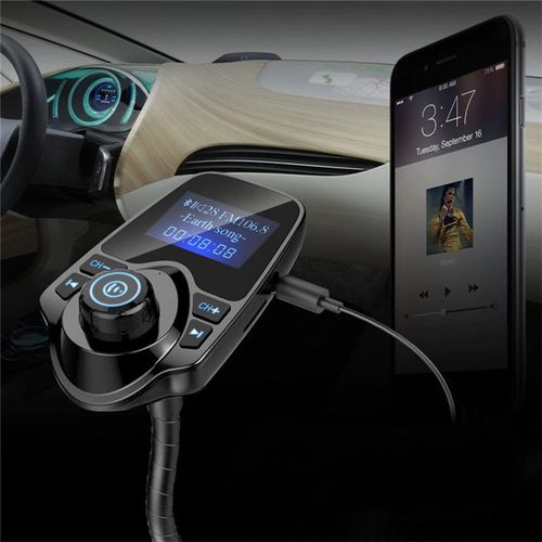 Transmiter Bluetooth FM Ładowarka 1xUSB 2.1A MP3 SD LCD na Arena.pl
