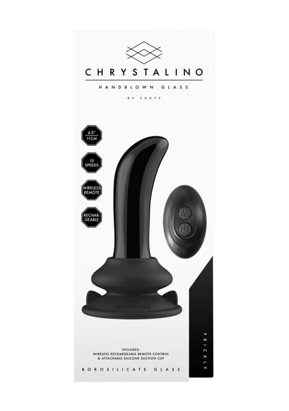 Prickly - With Suction Cup and Remote - 10 Speed - Black zdjęcie 1