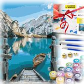 Zestaw do malowania po numerach - jezioro i góry