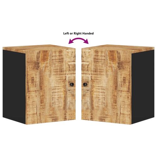 Szafka ścienna do łazienki, 38x33x48 cm, lite drewno mango na Arena.pl