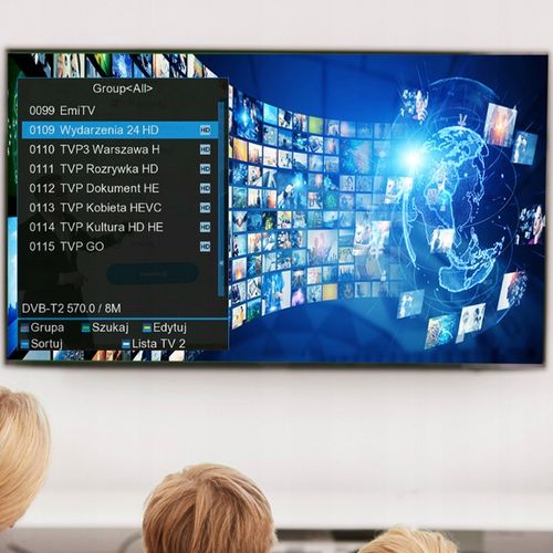 DEKODER TUNER TELEWIZJI TV NAZIEMNEJ FULL HD DVB-T2 HEVC H.265 na Arena.pl