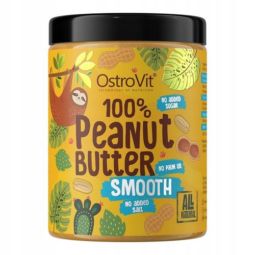 OstroVit Peanut Butter x3 MASŁO ORZECHOWE SMOOTH Krem Orzechowy na Arena.pl