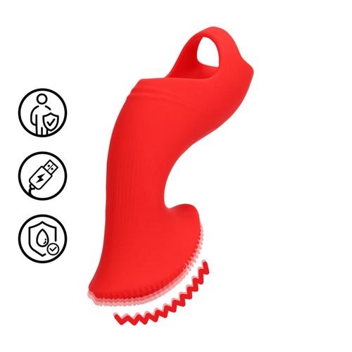 Textured Finger Vibrator - Sunrise Red na Arena.pl