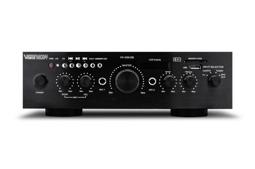 ZESTAW KOLUMN 600W WZMACNIACZ BLUETOOTH USB SD AUX NAGŁOŚNIENIE 5K na Arena.pl