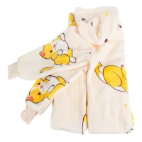 Ciepła bluza koala koc oversize XXL gruby futrzak miękka z kapturem