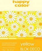blok deco yellow a4/20k 170g 5 kolorów 4995 a'5