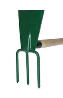 motyka 7cm z trójzębem ze stali z trzonkiem drewnianym 80cm nr 47 kard