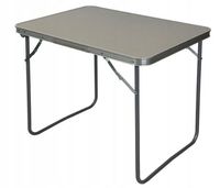Stół kempingowy SC1000 składany turystyczny aluminiowy 70x50 cm szary