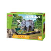 puzzle 3d zwierzęta słoń 8585