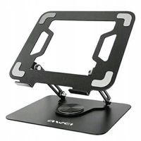UCHWYT BIURKOWY STOJAK ROTACYJNY NA LAPTOPA AWEI X46 BLACK