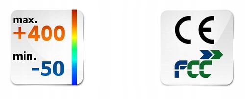 PIROMETR TERMOMETR LASEROWY BEZDOTYKOWY MIERNIK NA PODCZERWIEŃ -50 +400°C na Arena.pl