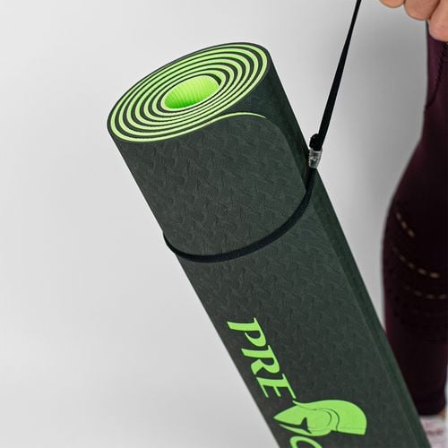 Mata Do Ćwiczeń Fitness Yogi 6Mm Tpe Pretorians Zielona na Arena.pl