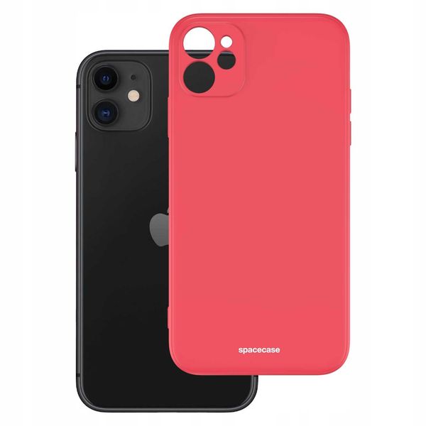 Spacecase Silicone Case Iphone 11 Red zdjęcie 2
