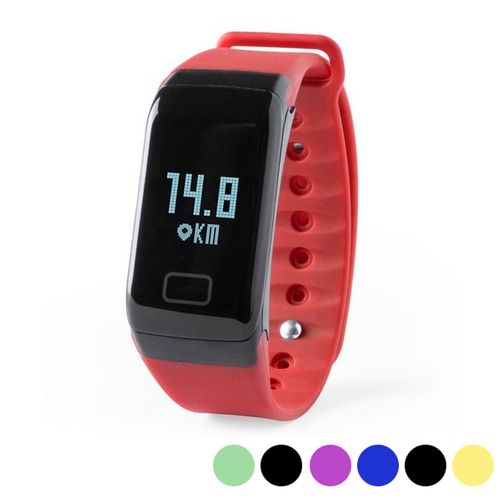 Smartwatch 0,66" OLED Bluetooth 145536 Czerwony na Arena.pl