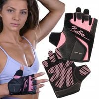 BELTOR RĘKAWICZKI TRENINGOWE DO ĆWICZEŃ LADIES TOUCH FITNESS RÓŻOWE M