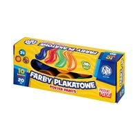 farby plakatowe astra 10 kol x 20 ml standard 5182
