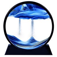 OBRAZ 3D GŁĘBOKIE MORZE PIASEK OZDOBA DEKORACJA STOŁOWA OBROTOWA KLEPSYDRA