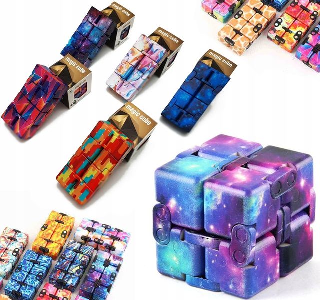 MAGICZNA KOSTKA ANTYSTRESOWA infinity cube FIDGET zdjęcie 1