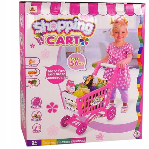 Duży wózek koszyk na zakupy akcesoria 28 el. 09R na Arena.pl