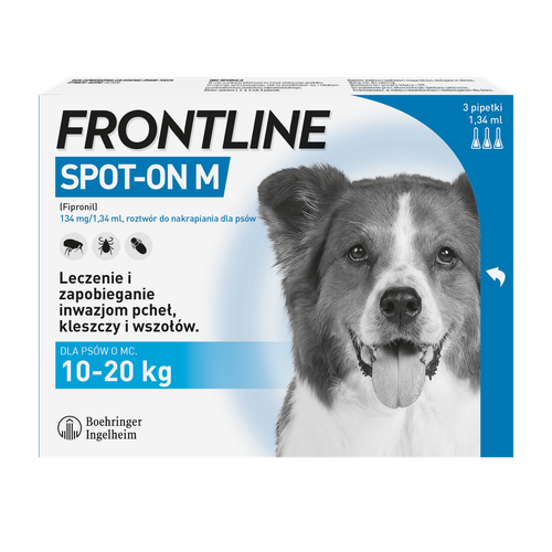 frontline spot on dla psa 3x1,34ml na Arena.pl