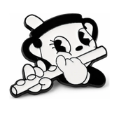 Bosko | 3 cm | Metal | Przypinka Gamingowa | Cuphead