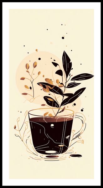 Plakat 50x100cm Jesienna Donica zdjęcie 3
