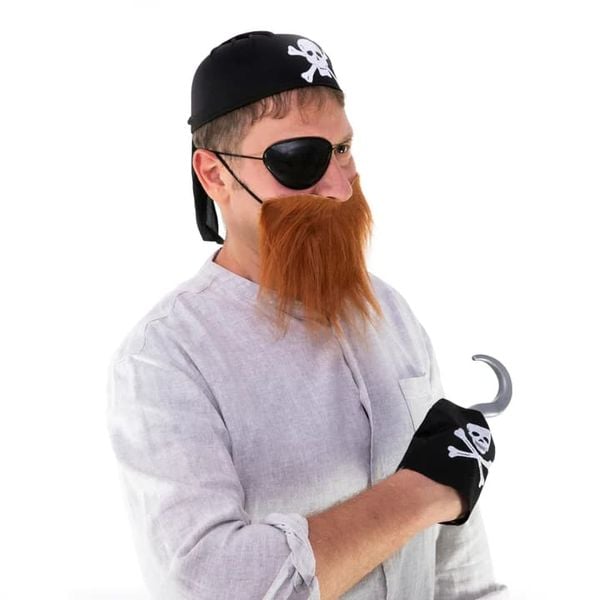 Czapka pirata czarna zdjęcie 2
