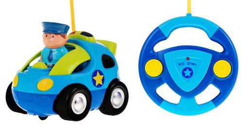 Zdalnie Sterowane Autko Policyjne Dla Dzieci 3+ Pilot Kierownica + Figurka na Arena.pl