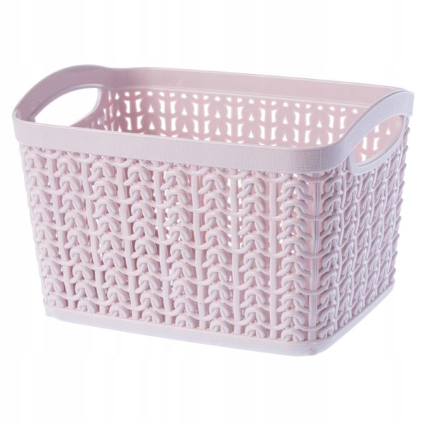 KOSZYK POJEMNIK PUDEŁKO PLASTIK KOSZ 1,5L KOLORY zdjęcie 1