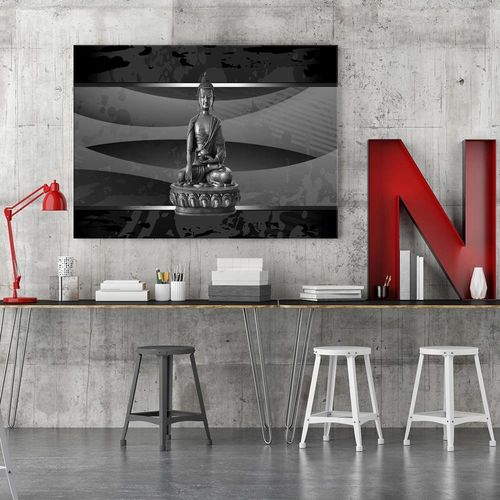 Obraz na płótnie - Canvas, Budda na abstrakcyjnym tle 4 90x60 na Arena.pl