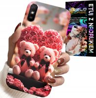 ETUI DO XIAOMI REDMI 9A - RODZINKA RÓŻANYCH MISIÓW SERCE + SZKŁO