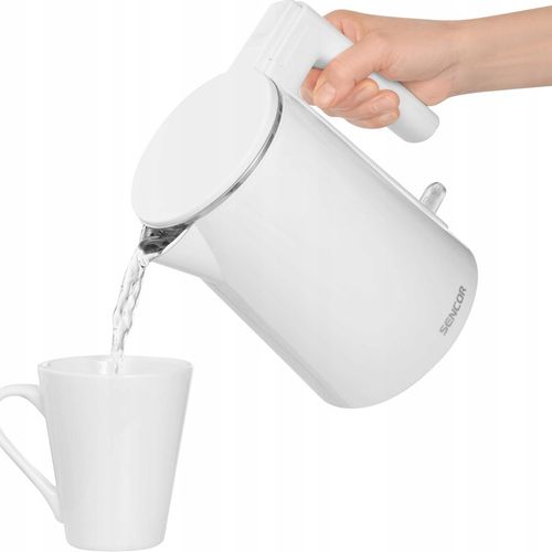 Czajnik elektryczny Sencor SWK 0155WH 1500 W 1 l biały na Arena.pl