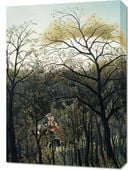 Obraz 50x70cm Rendezvous, Rousseau Vintage do Salonu