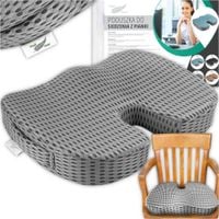 PODUSZKA DO SIEDZENIA ORTOPEDYCZNA LĘDŹWIOWA SAMOCHODU NA KRZESŁO FOTEL