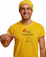 KOSZULKA T-SHIRT z imieniem PREZENT MĄŻ WYMIATA