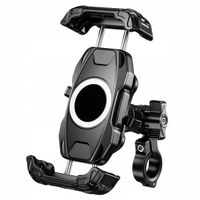 2 x Aluminiowy uchwyt rowerowy motocyklowy na smartfon system antywibracyjn