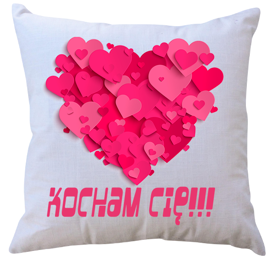 Poduszka Kocham Cię zdjęcie 1