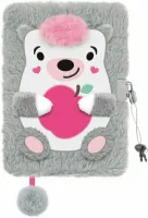 PAMIĘTNIK Z KŁÓDKĄ 3D WŁOCHACZ A5 96 SŁODKI JEŻYK ST.MAJEWSKI HIT!!!