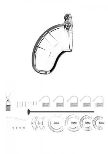 model 15   chastity   3.5   cock cage   transparent na Arena.pl