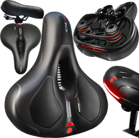 SIODEŁKO ROWEROWE SIODŁO SPORTOWE WENTYLACJA MIĘKKIE ANTYWSTRZĄSOWE PIANKA