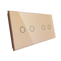 PANEL SZKLANY 2+2 (2 PUSZKI) - SZAMPAŃSKI LIVOLO