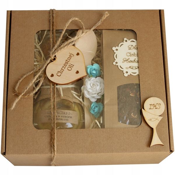 PODZIĘKOWANIE DLA CHRZESTNYCH I DZIADKÓW KOMUNIA prezent dla chrzestnych zdjęcie 2
