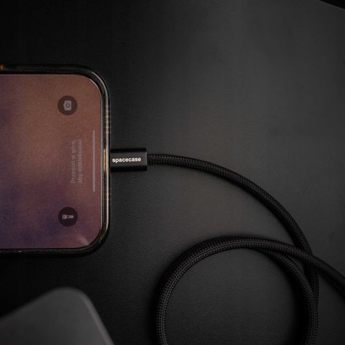 Spacecase Usb-A To Usb-C Magnetic Cable 1M 32W Cl07 Black na Arena.pl