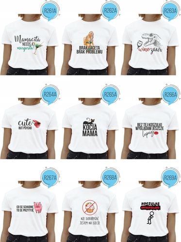 Koszulka z napisem BRAK FACETA BRAK PROBLEMU na Arena.pl