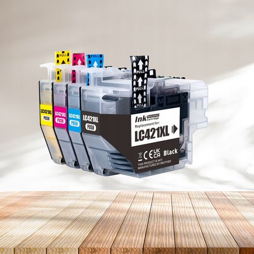 TUSZE DO BROTHER DCP-J1050DW DCP-J1140DW MFC-J1010DW LC421 XL na Arena.pl